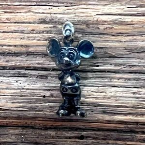 Vintage sterling silver Mickey Mouse charm pendant